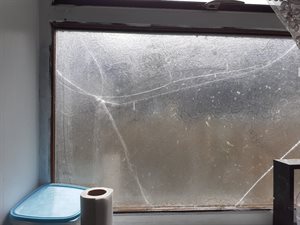 Broken window