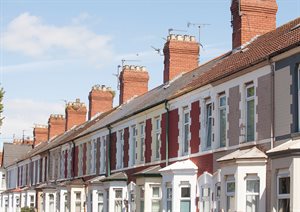 Row of houses cardiff 2