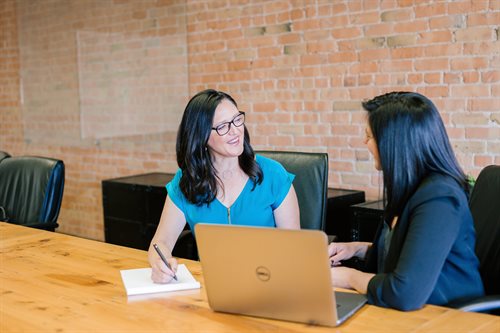 Business meeting women