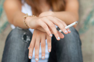 Girl-smoking-a-cigarette
