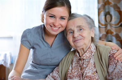 Supporting older lady